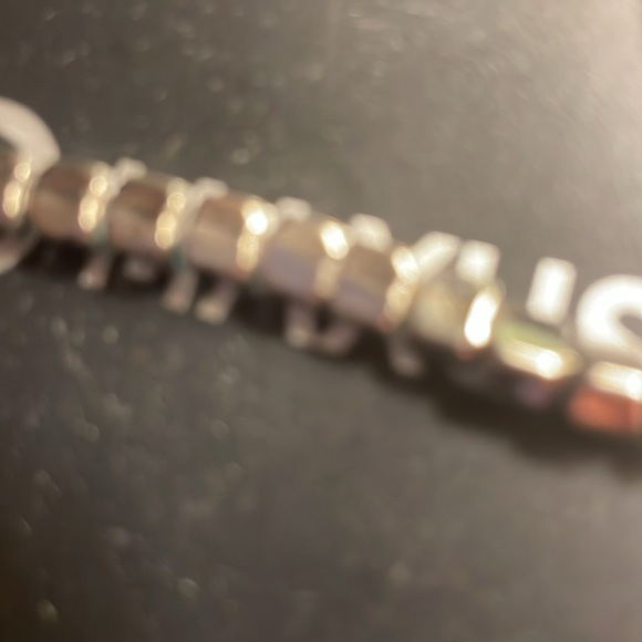 Elegant Blue topaz tennis Bracelet for lisa elias - Picture 4 of 4